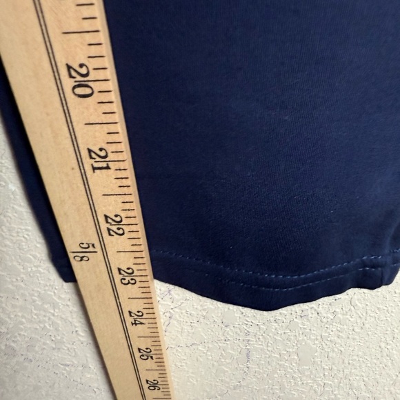 Alina Mae Maternity Women Size Small Navy Blue Cropped Pants - Picture 2 of 6